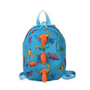 Light Blue Dinosaur Backpack