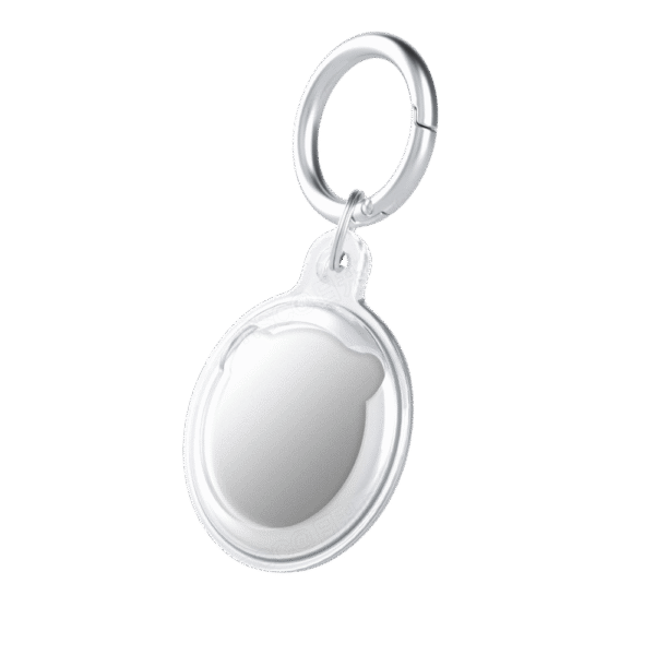 White Stylish Airtag Holder