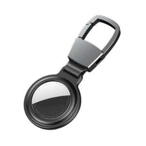 Premium Black Aluminum Airtag Holder