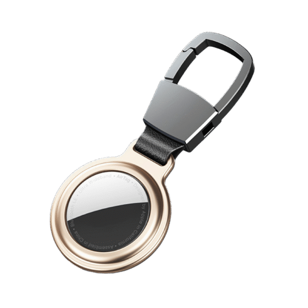 Premium Gold Aluminum Airtag Holder
